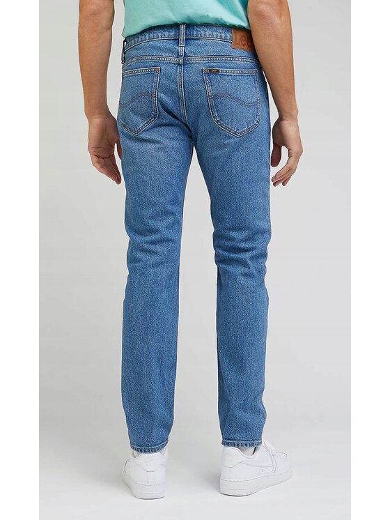 Lee Lee Jeansy Rider Niebieski Slim Fit