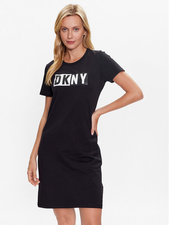 DKNY Sport Vsakodnevna Obleka DP2D4261 Črna Classic Fit