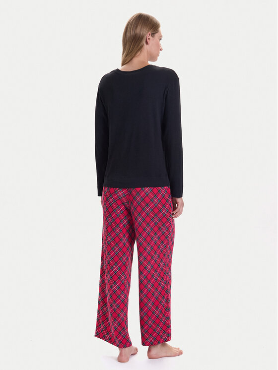 LAUREN RALPH LAUREN LAUREN RALPH LAUREN Pyžamo ILN72466F Černá Regular Fit