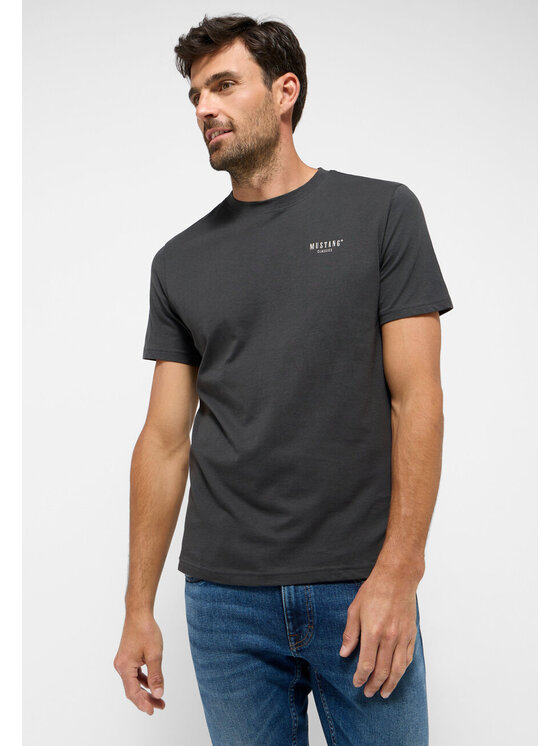 Mustang Mustang T-shirt AUSTIN Grigio Straight Fit