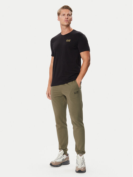 EA7 Emporio Armani EA7 Emporio Armani Футболка 8NPT27 PJVQZ MC004 Чорний Regular Fit