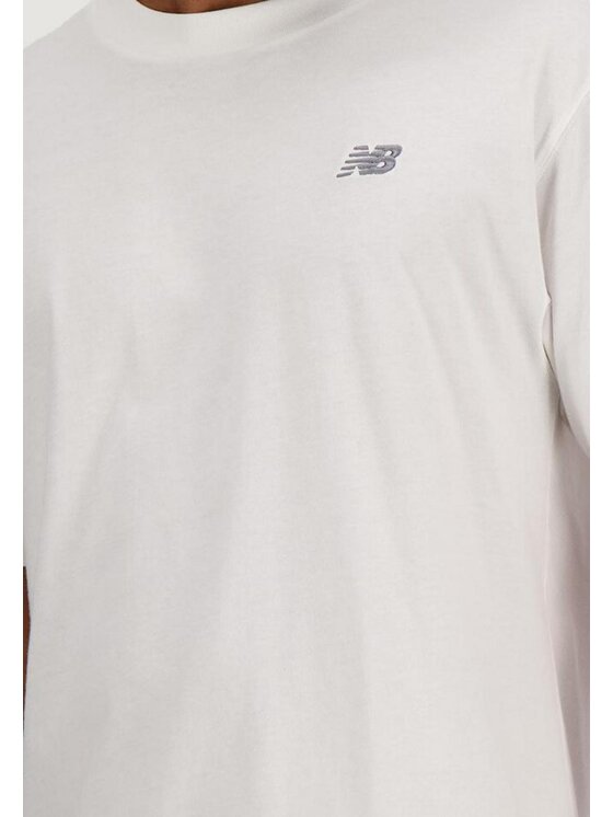 New Balance New Balance T-Shirt MT41509 Λευκό Shirt Fit