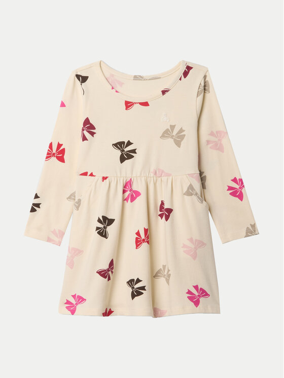 Gap Gap Ежедневна рокля 646806 Бежов Regular Fit