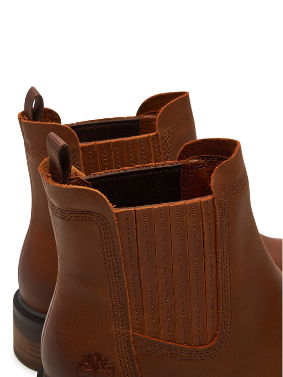 Timberland Timberland Kotníková obuv s elastickým prvkem Brimfield TB0A2PBBEM41 Hnědá