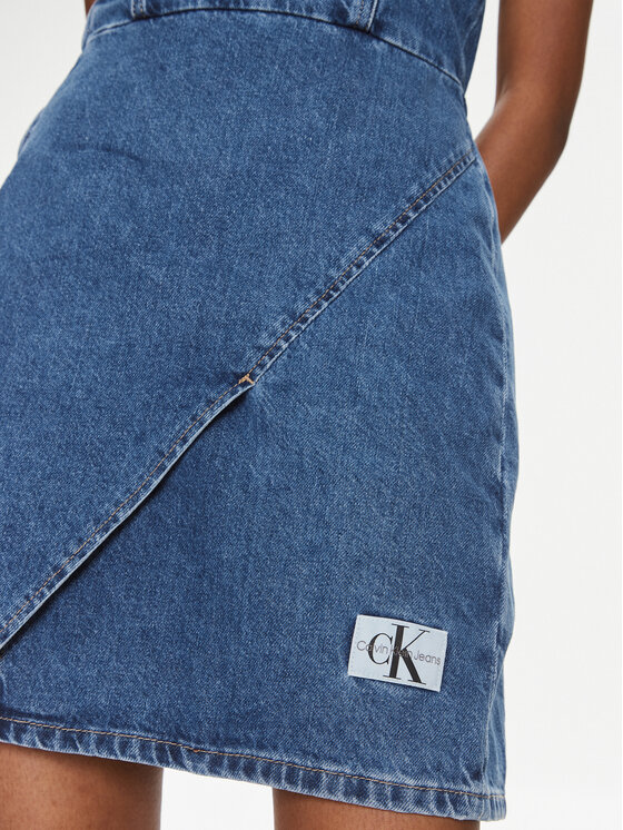 Calvin Klein Jeans Calvin Klein Jeans Džínové šaty J20J222783 Modrá Regular Fit