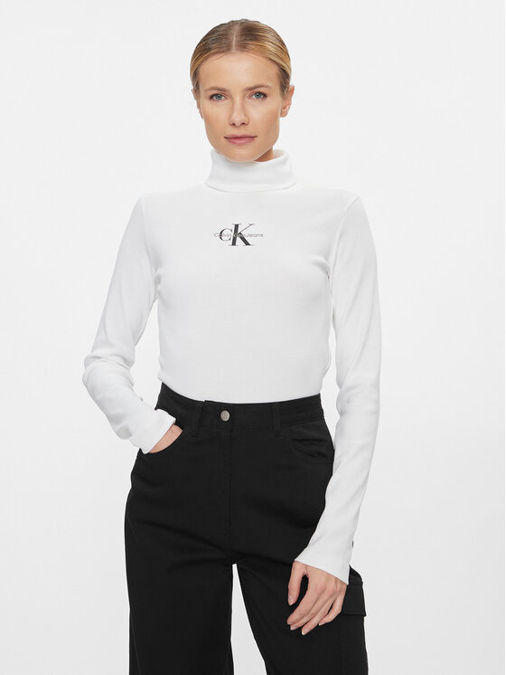Calvin Klein Jeans Calvin Klein Jeans Garbó Monologo J20J222024 Fehér Regular Fit