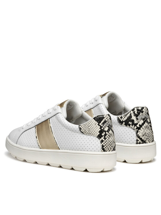 Geox Geox Tenisice D Spherica Ecub-1 D55WEA 09BBN C1327 Bijela