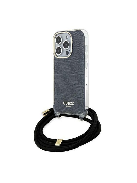 Guess Guess Etui na telefon iPhone 15 Pro Czarny