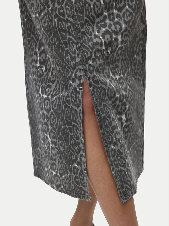 Vero Moda Vero Moda Джинсова спідниця Veri 10336316 Сірий Regular Fit