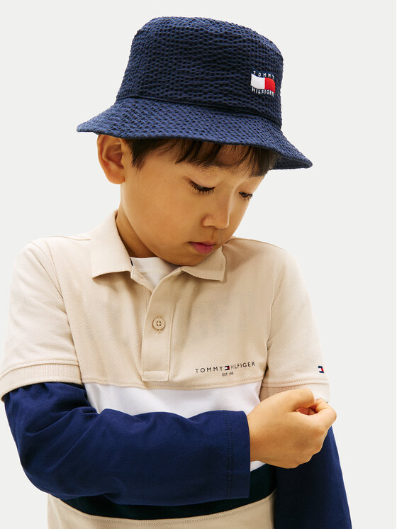 Tommy Hilfiger Tommy Hilfiger Polo KB0KB10383 Beżowy Regular Fit