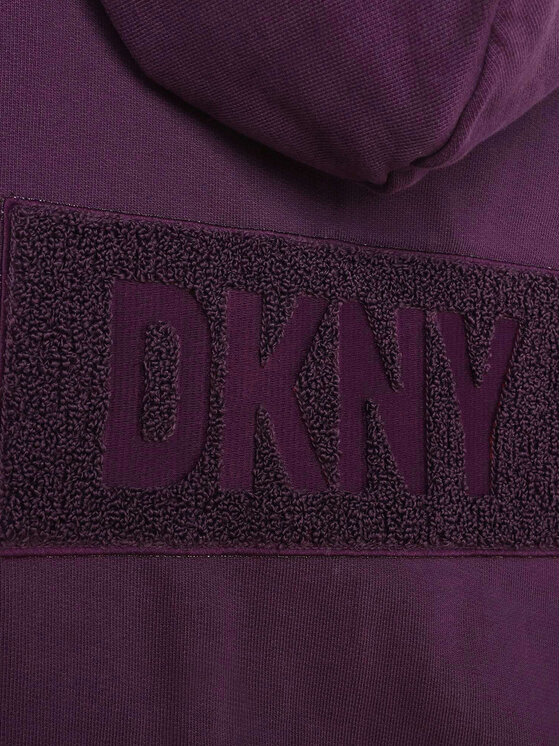 DKNY DKNY Bluza D55001 D Fioletowy Regular Fit