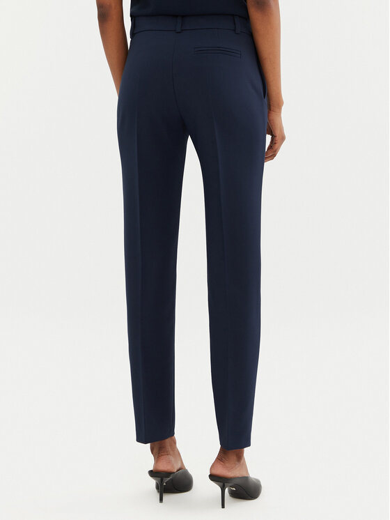 Rinascimento Rinascimento Текстилни панталони CFC0122741003 Тъмносин Regular Fit