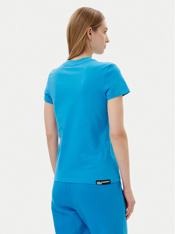 Karl Lagerfeld Jeans Karl Lagerfeld Jeans T-Shirt A1W17004 Blau Slim Fit
