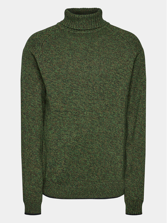 Blend Bluză cu gât 20715857 Verde Regular Fit