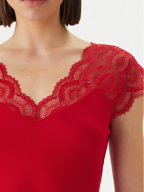 Morgan Morgan Blusa 251-DELI Rosso Slim Fit