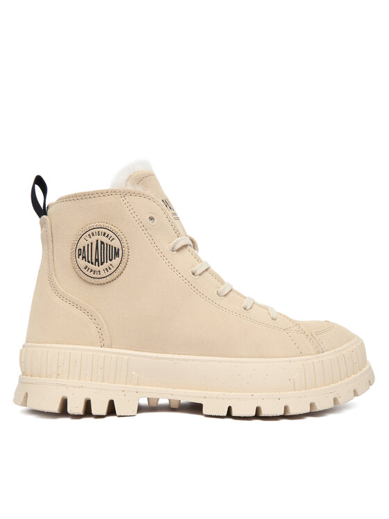 Palladium Palladium Schnürstiefeletten Pallashock Zip Warm 74353-210-M Beige