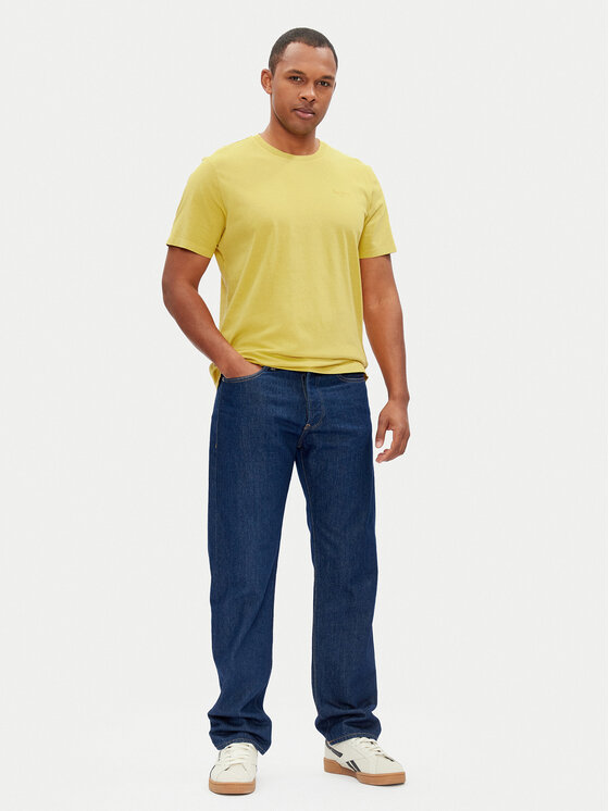 Pepe Jeans Pepe Jeans T-Shirt Jacko PM508664 Żółty Regular Fit