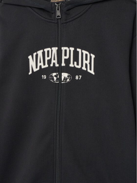 Napapijri Napapijri Μπλούζα B-Inot NP0A891E D Μαύρο Regular Fit