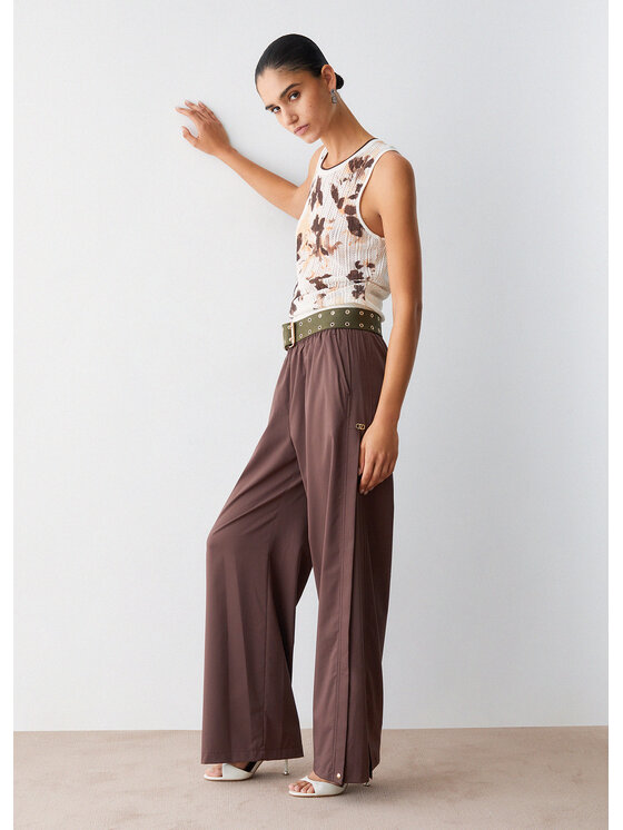 Liu Jo Liu Jo Pantaloni di tessuto TA6181TS92291015 Viola Regular Fit