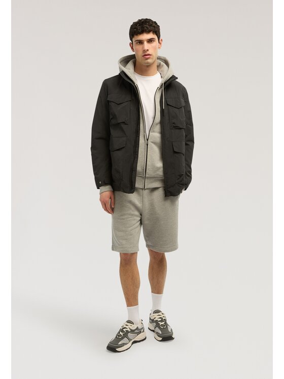 Trussardi Trussardi Płaszcz zimowy R007M000025N033 Czarny Regular Fit
