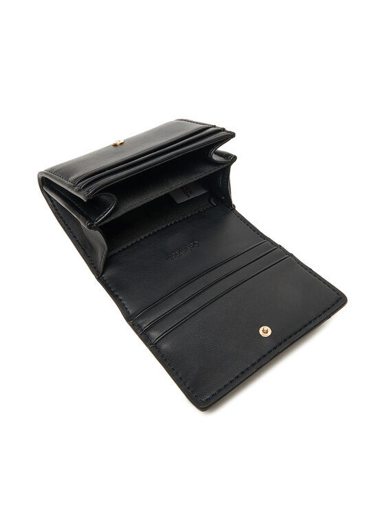 Calvin Klein Calvin Klein Μικρό Πορτοφόλι Γυναικείο Bold Ck Medium Bifold LV04F1047G Μαύρο