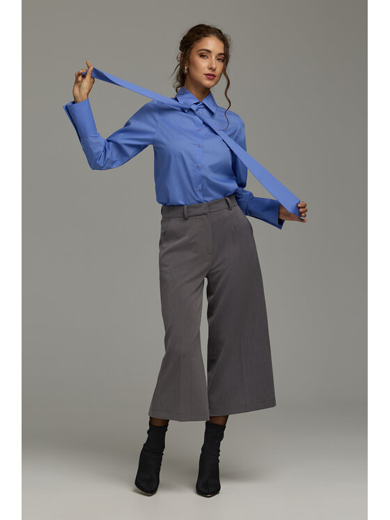 NIFE NIFE Koszula K101 Niebieski Classic Fit