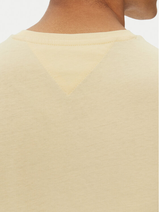Tommy Jeans Tommy Jeans T-Shirt Essential DM0DM20740 Żółty Slim Fit