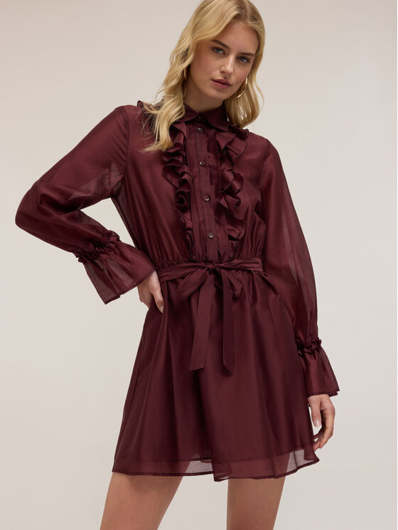 Motivi Motivi Vestito da giorno 7008Q003406N036 Bordeaux Regular Fit