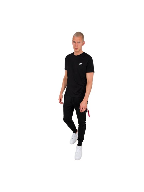 Alpha Industries Alpha Industries T-Shirt AI.128507-03-XXL Czarny Regular Fit