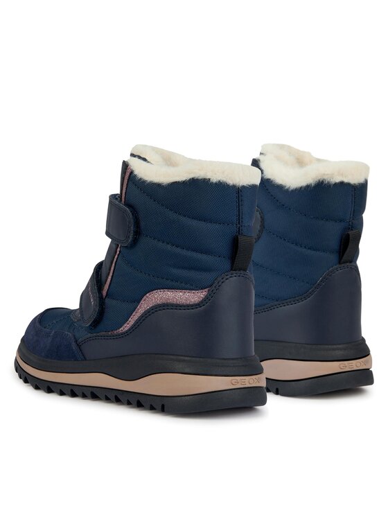 Geox Geox Snehule J Adelhide Girl B Ab J36EWB 054FU C4002 M Tmavomodrá