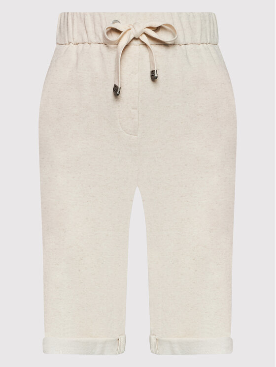 Peserico Peserico Auduma šorti P04032J0 Bēšs Regular Fit