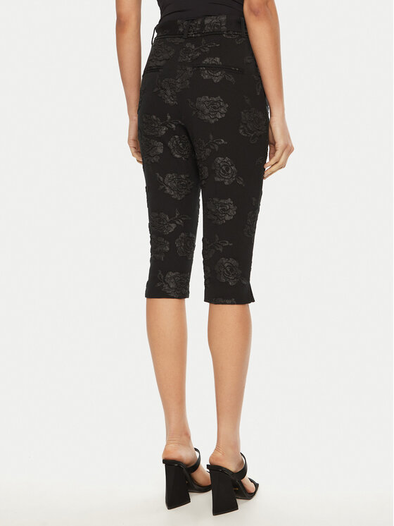 ROTATE ROTATE Capri hlače 113305 Črna Skinny Fit