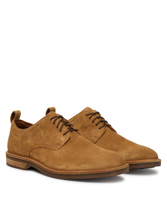 Clarks Clarks Polobotky Aldwin Lace 26186448 Hnědá