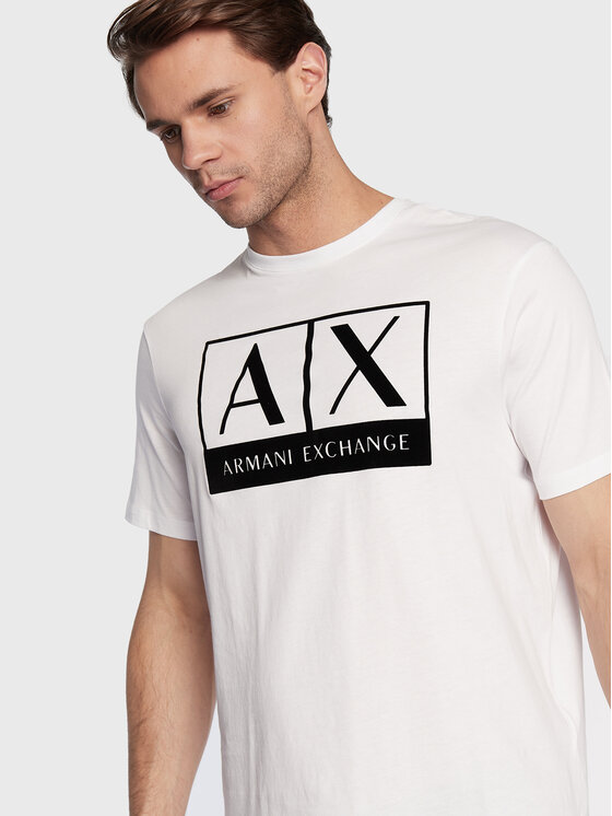 Armani Exchange Armani Exchange T-shirt 6LZTKE ZJ8EZ 1100 Bianco Regular Fit
