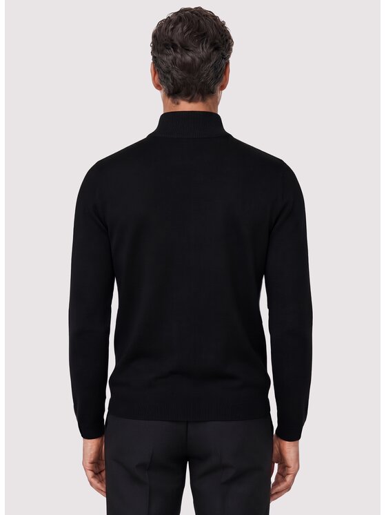 Pako Lorente Pako Lorente Sweter P26WN-2X-009 Czarny Slim Fit