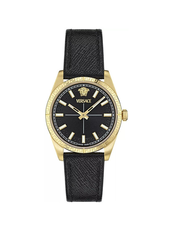 Versace Versace Zegarek VE0E00125 Czarny