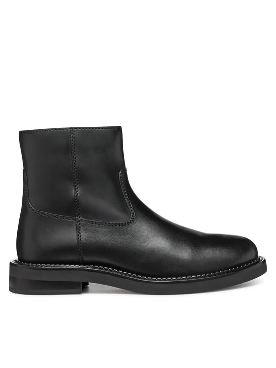 Geox Geox Polokozačky D Serilda D46WYB 00043 C9999 Černá