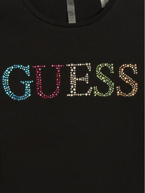Guess Guess Póló J6GI33 J1314 Fekete Regular Fit