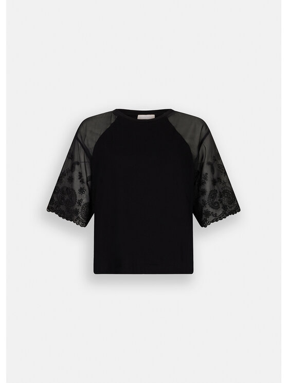 Liu Jo Liu Jo T-shirt UF5258JS90422222 Nero Regular Fit