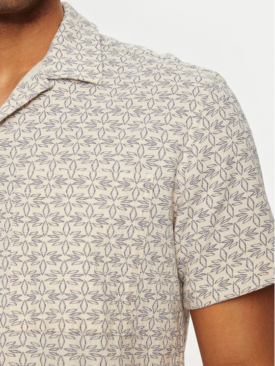 Selected Homme Selected Homme Srajca Slhreg-Mix 16093647 Bež Regular Fit