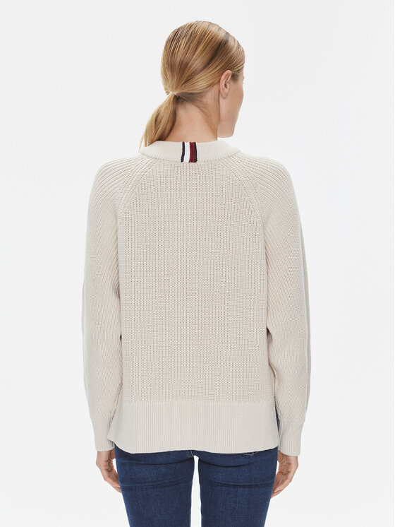 Tommy Hilfiger Tommy Hilfiger Svetr WW0WW39002 Béžová Regular Fit