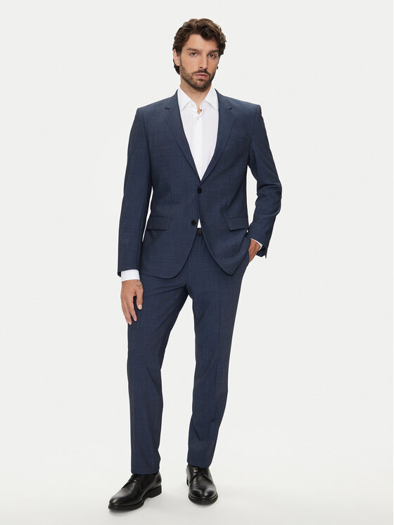 Hugo Oblek Henry/Getlin232X 50495717 Tmavomodrá Slim Fit