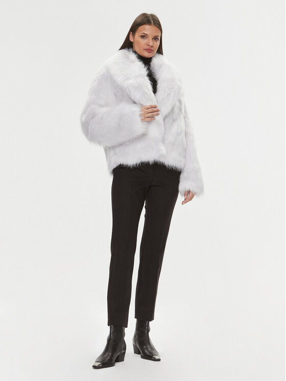 Patrizia Pepe Patrizia Pepe Futro 2O0082/E036-W356 Szary Oversize