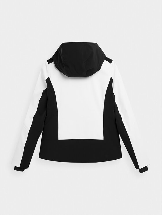 4F 4F Lyžiarska bunda 4FAW23TTJAF336 Biela Slim Fit