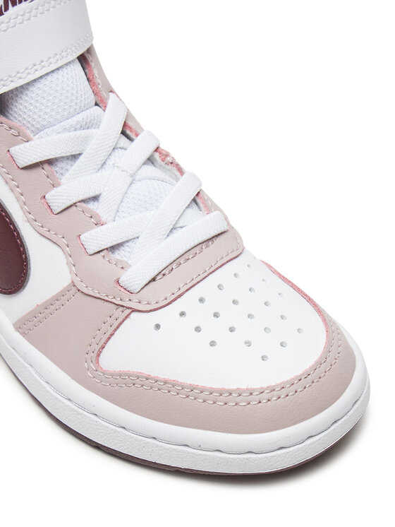 Nike Nike Tenisice Court Borough Mid 2 (PSV) CD7783 118 Bijela