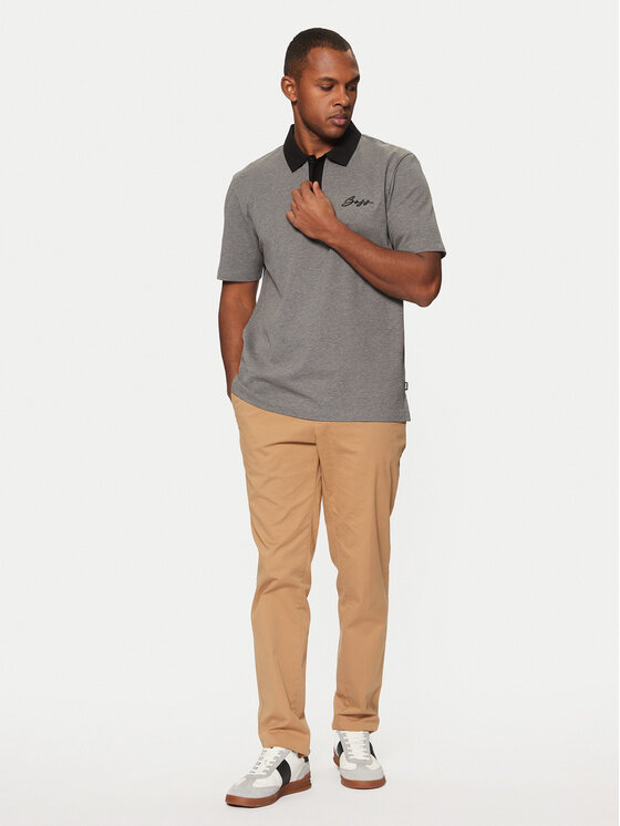 BOSS BOSS Polo C-Parris 104 50531402 Szary Regular Fit