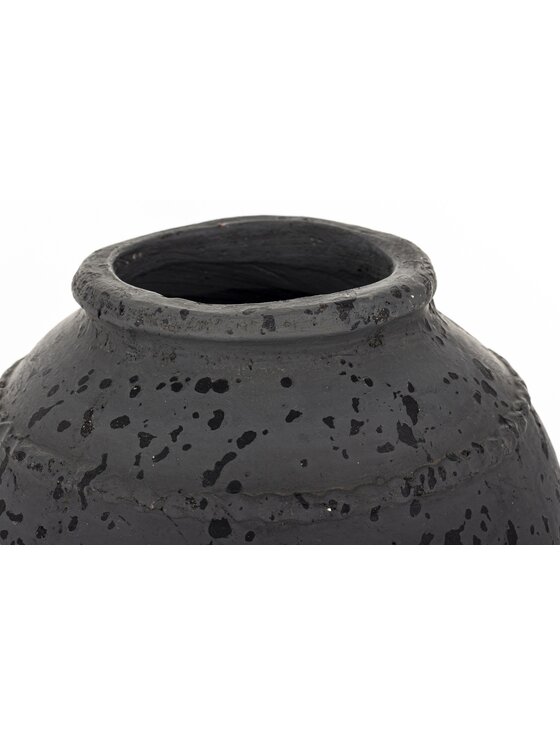 MIAhome MIAhome Wazon ceramiczny ABARREL-2 small Czarny