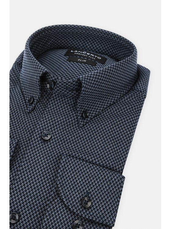 Lancerto Lancerto Koszula Piper KO073222000028 Szary Slim Fit