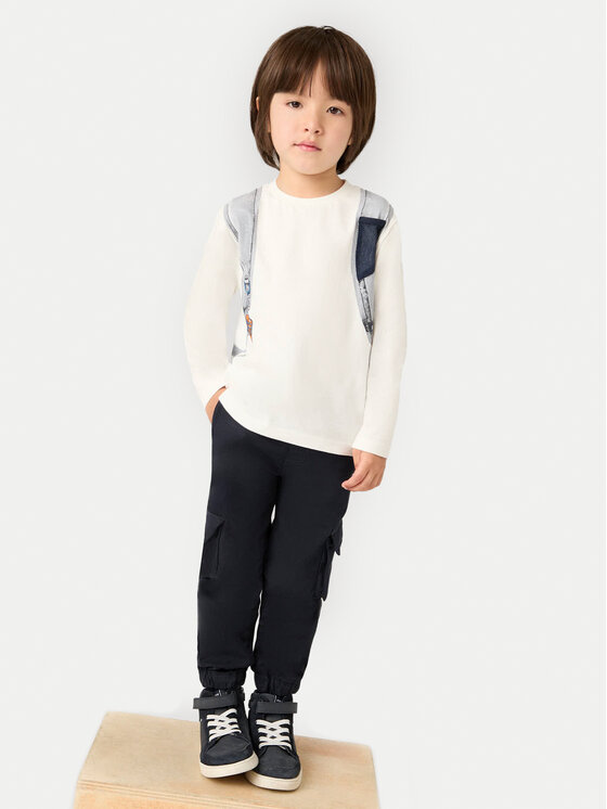 Mayoral Mayoral Штани з тканини 4537 Зелений Regular Fit