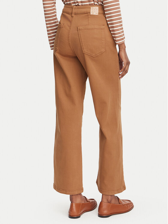 Marella Marella Teksad Fuxia 2625136061 Helepruun Wide Leg